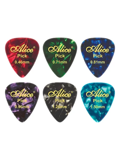 Медіатор Alice AP-K Hot Stamping Celluloid (0.46, 0.71, 0.81, 0.96, 1.20, 1.50 mm)
