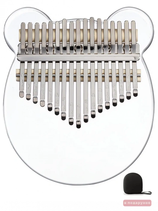 Калімба Калімба Hluru Huashu KHTB17 Transparent Bear Acrylic