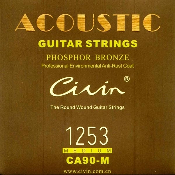 Струни Струни Civin CA90 M Phosphor Bronze Medium (American Imported) 12/53
