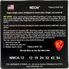 Струни DR NMCA-12 Neon Multi-Color Acoustic Light 12-54