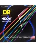 Струни DR NMCA-12 Neon Multi-Color Acoustic Light 12-54