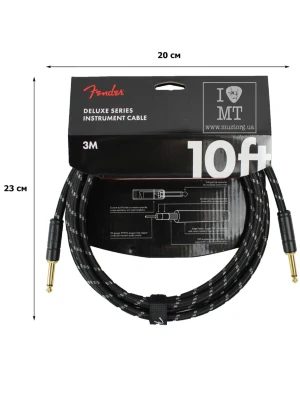 Інструментальний кабель Fender Cable Deluxe Series 10' Black Tweed