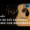 Електро-акустична гітара Електро-акустична гітара Fender CD-60SCE WN Natural