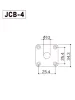 Роз'єм-планка Gotoh JCB-4 GG Jack Cover (Gold)