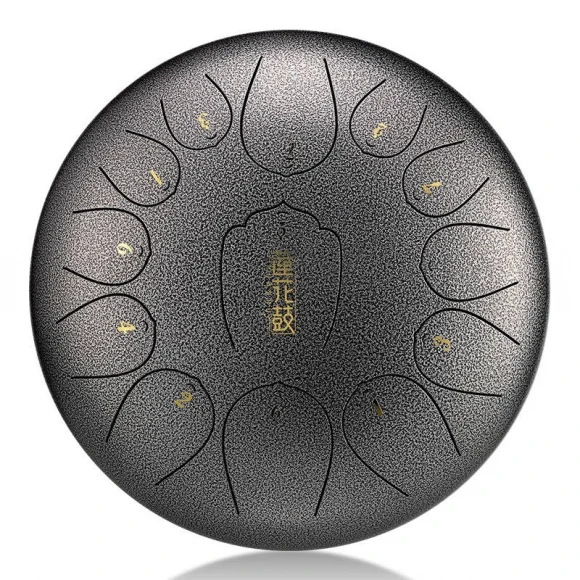 Глюкофон Hluru Huashu THL13-12 Meteorite 12" (30см) 13 нот Tongue Drum Carbon Steel