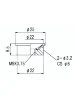 Роз'єм-планка Paxphil HJ010 Jack Plate for Telecaster (Chrome)