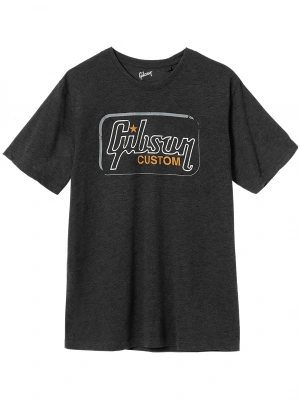 Gibson Custom Logo T-Shirt Gray Large