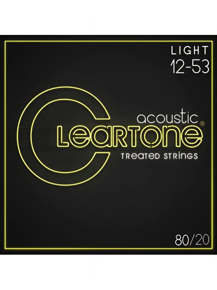 Струны Cleartone 7612 Acoustic 80/20 Bronze Light 12-53