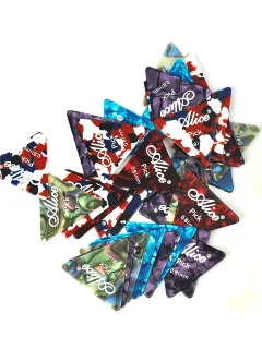 Alice AP-L Colorful Celluloid Equilateral Triangle (0.46, 0.71, 0.81, 0.96, 1.20, 1.50 mm)
