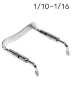 Тримач підборіддя Overtone Violin Chinrest Bracket CB 1/10-1/16 Silver