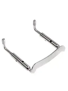 Overtone Violin Chinrest Bracket CB 1/10-1/16 Silver