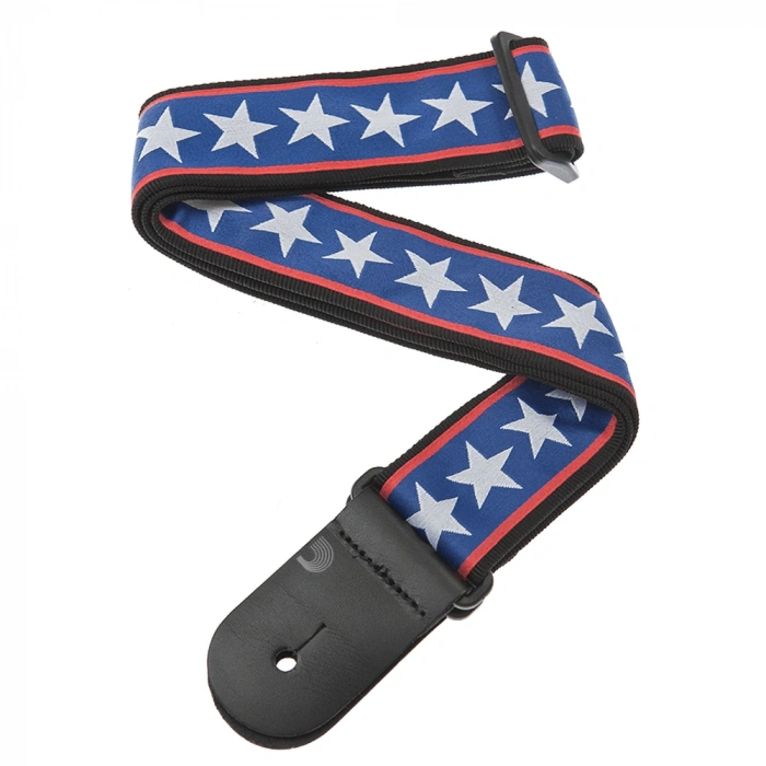 Ремінь для гітари Ремінь для гітари D'Addario 50A10 Nylon Woven Guitar Strap (Stars And Stripes)