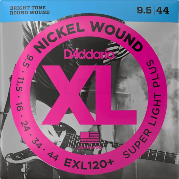 Струны D'Addario EXL120+ XL Nickel Wound Super Light Plus 9.5-44