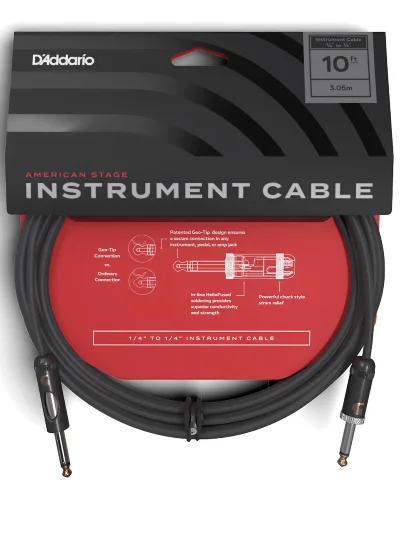 Інструментальний кабель D'Addario PW-AMSK-10 American Stage Kill Switch (3m)