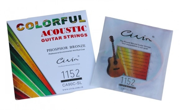 Струни Civin CA90С SL Phosphor Bronze Super Light Color (American Imported) 11/52 Струни Civin CA90С SL Phosphor Bronze Super Light Color (American Imported) 11/52