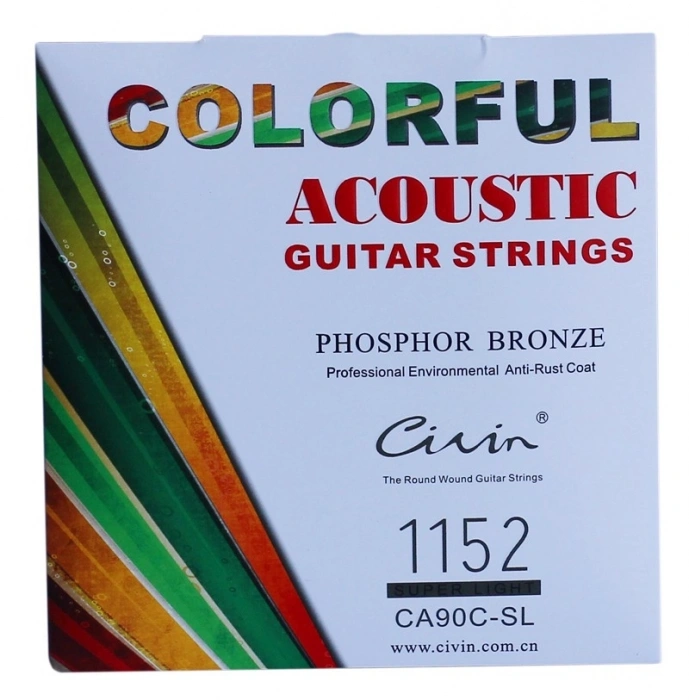 Струни Струни Civin CA90С SL Phosphor Bronze Super Light Color (American Imported) 11/52