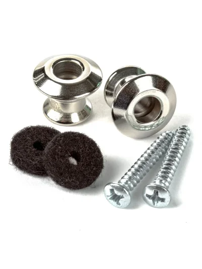 Кріплення-гудзик Dunlop 2PSLS031N Straplok Dual Design Strap Button Set - Nickel