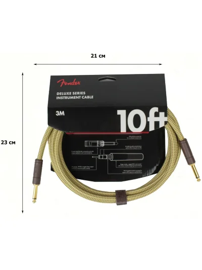 Інструментальний кабель Fender Cable Deluxe Series 10' Tweed