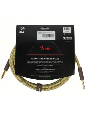 Інструментальний кабель Fender Cable Deluxe Series 10' Tweed