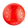 Глюкофон Hluru Huashu THL13-12 Red 12" (30см) 13 нот Tongue Drum Carbon Steel