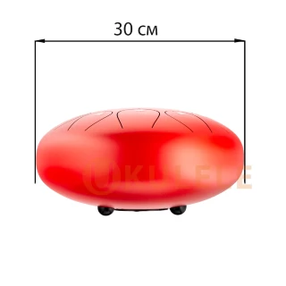 Hluru Huashu THL13-12 Red 12" (30см) 13 нот Tongue Drum Carbon Steel