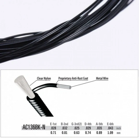 Струны Alice AC136BKN (28-43) Струны Alice AC136BKN (28-43)