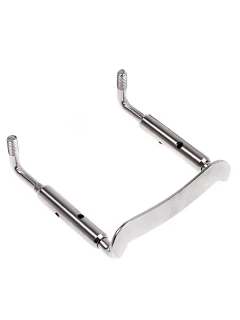 Overtone Violin Chinrest Bracket CB 1/4-1/2 Silver