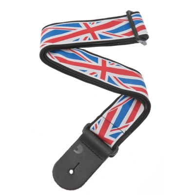 D&#039;Addario 50A11 Nylon Woven Guitar Strap (Union Jack)