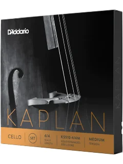 D'Addario KS510 4/4M Kaplan Cello String Set 4/4 Scale Medium Tension