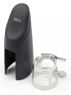 D'Addario RCL1N Rico Ligature & Cap for Bb Clarinet Nickel-Plated