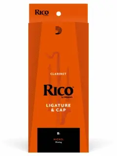D'Addario RCL1N Rico Ligature & Cap for Bb Clarinet Nickel-Plated