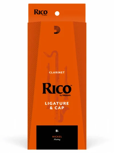 Лігатура D'Addario RCL1N Rico Ligature & Cap for Bb Clarinet Nickel-Plated