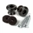 Dunlop 2PSLS033BK Straplok Dual Design Strap Button Set - Black