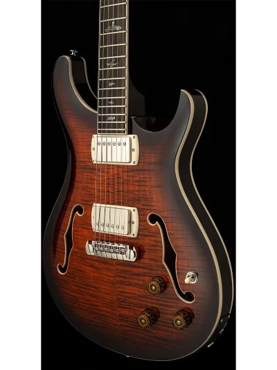 Напівакустична гітара PRS SE Hollowbody II Piezo (Orange Tiger Smokeburst)