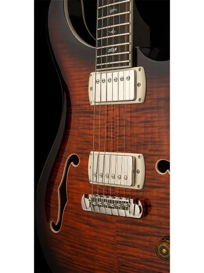 Напівакустична гітара PRS SE Hollowbody II Piezo (Orange Tiger Smokeburst)