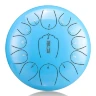 Глюкофон Hluru Huashu THL13-12 SkyBlue 12" (30см) 13 нот Tongue Drum Carbon Steel