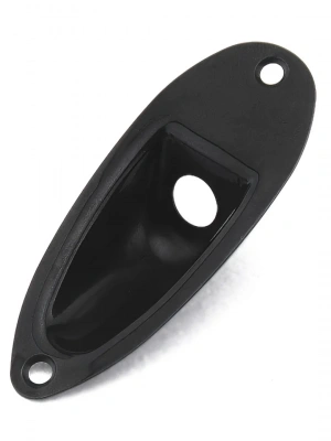 Paxphil HJ101 Strat Style Jack Plate (Black)