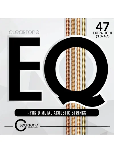 Струни Cleartone 7810 EQ Hybrid Metal Acoustic Ultra Light 10-47