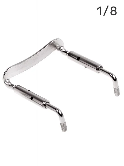 Тримач підборіддя Overtone Violin Chinrest Bracket CB 1/8 Silver