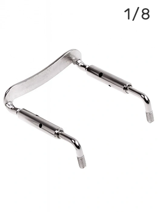 Тримач підборіддя Тримач підборіддя Overtone Violin Chinrest Bracket CB 1/8 Silver
