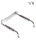 Тримач підборіддя Overtone Violin Chinrest Bracket CB 1/8 Silver