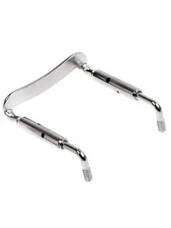 Overtone Violin Chinrest Bracket CB 1/8 Silver