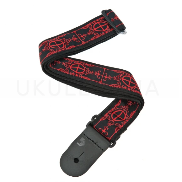 Ремінь для гітари D'Addario 50A12 Nylon Woven Guitar Strap (VooDoo)