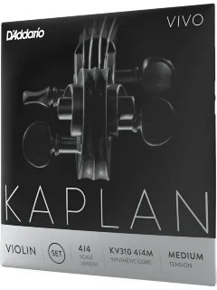 D'Addario KV310 4/4M Kaplan Vivo Violin String Set 4/4 Scale Medium Tension