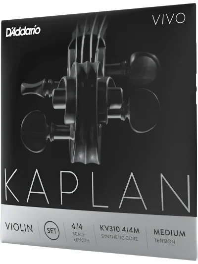 Струни для скрипки D'Addario KV310 4/4M Kaplan Vivo Violin String Set 4/4 Scale Medium Tension