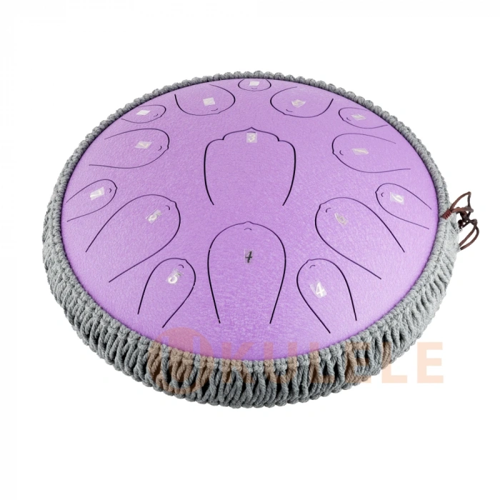 Hluru Huashu THL15-13 Lavander 13" (33см) 15 нот Tongue Drum Carbon Steel