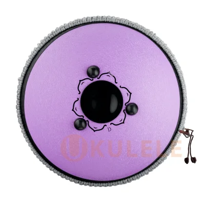 Глюкофон Hluru Huashu THL15-13 Lavander 13" (33см) 15 нот Tongue Drum Carbon Steel