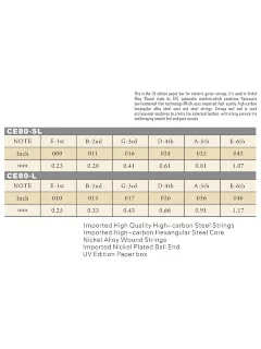 Civin CE80SL Super Light Nickel Wound (Korea Imported) 9/42