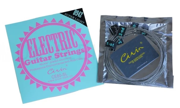 Струни Civin CE80SL Super Light Nickel Wound (Korea Imported) 9/42