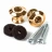 Dunlop 2PSLS034G Straplok Dual Design Strap Button Set - Gold